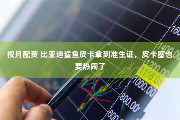 按月配资 比亚迪鲨鱼皮卡拿到准生证，皮卡圈也要热闹了